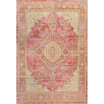 Khilana Floral Medallion Area Rug